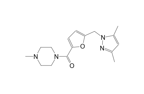 piperazine, 1-[[5-[(3,5-dimethyl-1H-pyrazol-1-yl)methyl]-2-furanyl]carbonyl]-4-methyl-