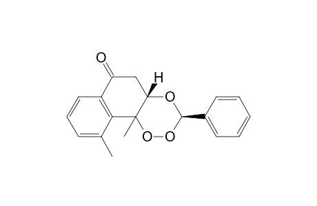 Naphtho[2,1-e]-1,2,4-trioxin-6(5H)-one, 4a,10b-dihydro-10,10b-dimethyl-3-phenyl-, (3.alpha.,4a.beta.,10b.beta.)-