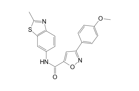 3-(4-Methoxyphenyl)-N-(2-methyl-1,3-benzothiazol-6-yl)-1,2-oxazole-5-carboxamide