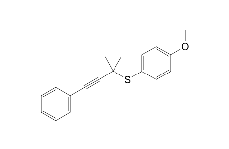 (4-Methoxyphenyl) (2-Methyl-4-phenylbut-3-yn-2-yl) Sulfide