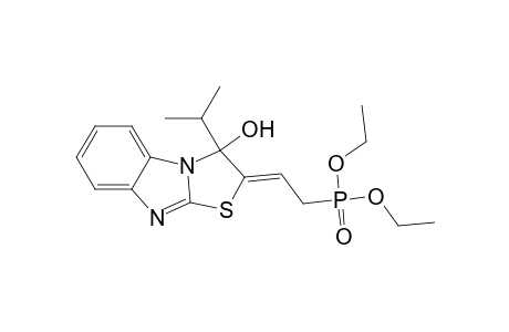 (2Z)-2-(2-diethoxyphosphorylethylidene)-1-propan-2-yl-[1,3]thiazolo[3,2-a]benzimidazol-1-ol