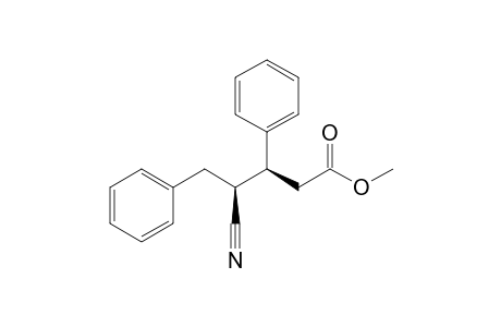 Methyl (S,S)-4-benzyl-4-cyano-3-phenylbutanoate