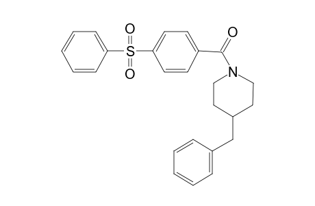 (4-Benzenesulfonylphenyl)-(4-benzylpiperidin-1-yl)methanone