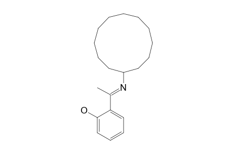 o-(N-cyclododecylacetimidoyl)phenol