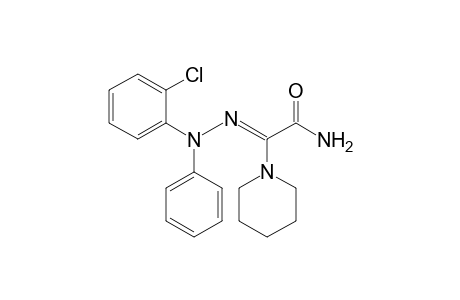 (Z)-2-Piperidin-1-yl-N-(2-chlorophenyl)-2-phenylhydrazonoacetamide