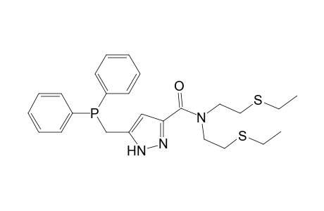 5-[(Diphenylphosphanyl)methyl]-N,N-bis[2-(ethylsulfanyl)ethyl]-1H-pyrazole-3-carboxamid