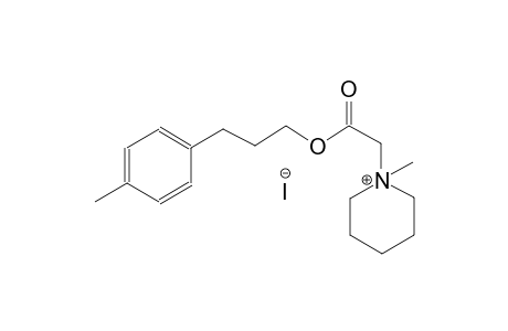 piperidinium, 1-methyl-1-[2-[3-(4-methylphenyl)propoxy]-2-oxoethyl]-, iodide