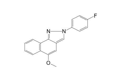 2-(4-Fluorophenyl)-5-methoxy-2H-benzo[g]indazole