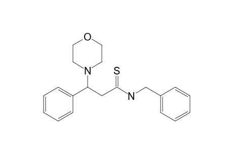 N-Benzyl-3-morpholin-4-yl-3-phenylthiopropionamide