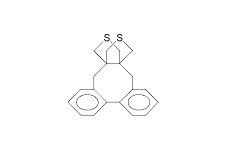 10,13-Dithia-3,4:5,6-dibenzo(6.3.3)propellane