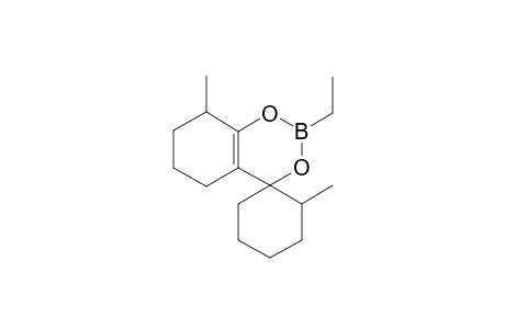 Spiro[1,3,2-benzodioxaborin-4,1'-cyclohexan], 2-ethyl-5,6,7,8-tetrahydro-1',8-dimethyl-