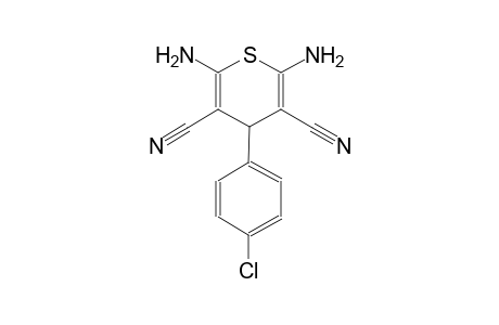 2,6-diamino-4-(4-chlorophenyl)-4H-thiopyran-3,5-dicarbonitrile