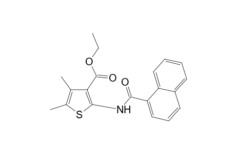 Ethyl 4,5-dimethyl-2-(1-naphthoylamino)-3-thiophenecarboxylate