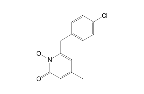 6-(p-chlorobenzyl)-1-hydroxy-4-methyl-2(1H)-pyridone