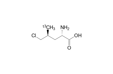 [6-13C]-(2S,4S)-5-Chloroleucine