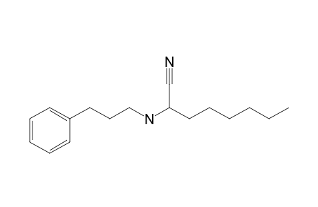 2-(3-Phenylpropylamino)octanenitrile