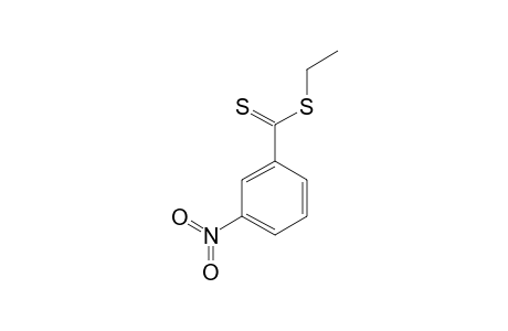 Benzenecarbodithioic acid, 3-nitro-, ethyl ester