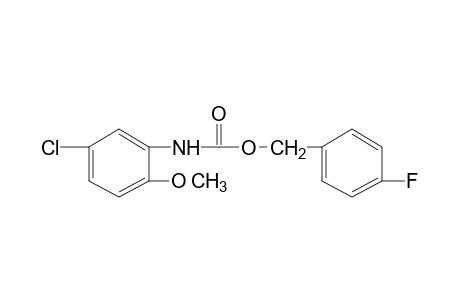 5-chloro-2-methoxycarbanilic acid, p-fluorobenzyl ester