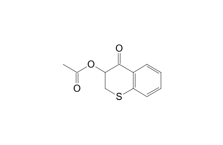 acetic acid (4-ketothiochroman-3-yl) ester