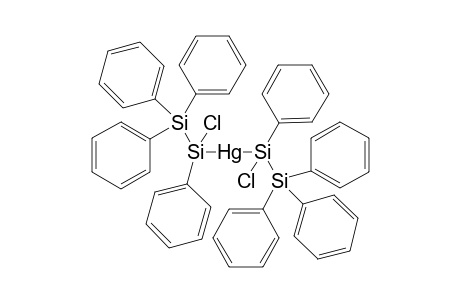 Disilane, 2-chloro-1,1,1,2-tetraphenyl-, mercury complex