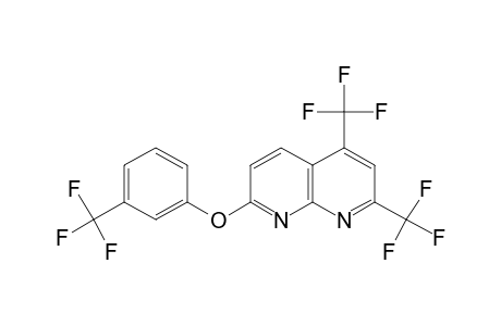 2,4-BIS(TRIFLUOROMETHYL)-7-[(alpha,alpha,alpha-TRIFLUORO-m-TOLYL)OXY]-1,8-NAPHTHYRIDINE