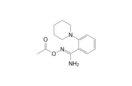 (Z)-2-Piperidino-benzamid-O-acetyl-oxime