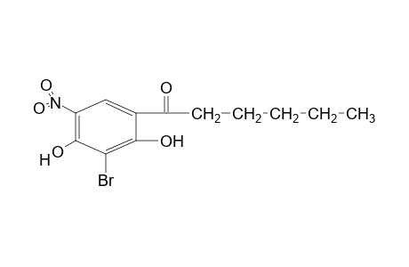 3'-bromo-2',4'-dihydroxy-5'-nitrohexanophenone