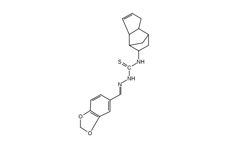 piperonal, 4-(3a,4,5,6,7,7a-hexahydro-4,7-methanoinden-5-yl)-3-thiosemicarbazone