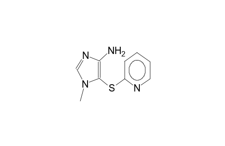 1-methyl-4-amino-5-(2-pyridylthio)imidazole