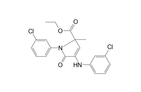 1H-pyrrole-2-carboxylic acid, 1-(3-chlorophenyl)-4-[(3-chlorophenyl)amino]-2,5-dihydro-2-methyl-5-oxo-, ethyl ester