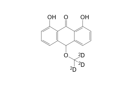 10-(Trideuterio-methoxy)-1,8-dihydroxy-9(10H)-anthracenone