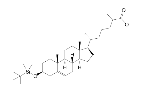 3.beta.-[(T-butyldimethyl)silyloxy]-cholest-5-en-26-oic acid