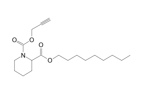 Pipecolic acid, N-propargyloxycarbonyl-, nonyl ester