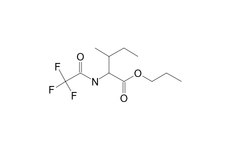 L-Isoleucine, N-trifluoroacetyl-, propyl ester