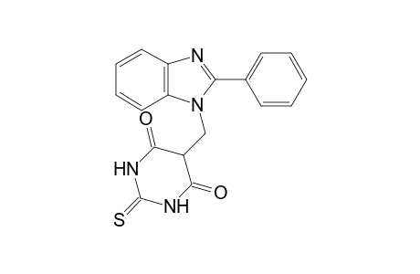 5-[(2-Phenyl-1H-benzo[d]imidazol-1-yl)methyl]-2-thioxodihydropyrimidine-4,6(1H,5H)-dione