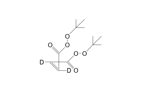 Di-tert-butyl 2,3-dideuterio-2-cyclopropene-1,1-diperoxy-carboxylate