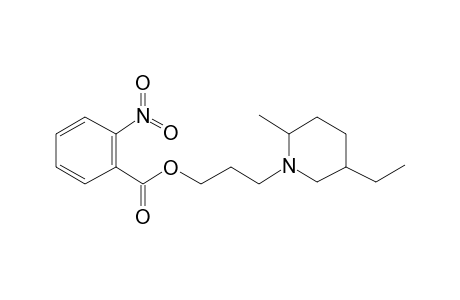 1-(5-Ethyl-2-methylpiperidino)-3-(o-nitrobenzoyloxy)propane