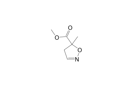 5-Isoxazolecarboxylic acid, 4,5-dihydro-5-methyl-, methyl ester, (R)-