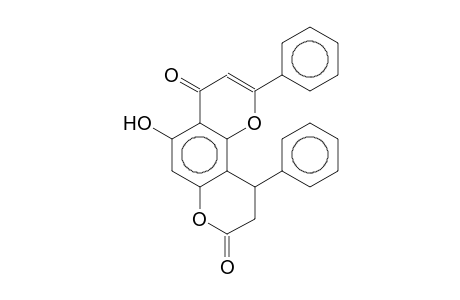 8-(2-CARBOXX-1-PHENYLETHYL)-5,7-DIHYDROXYFLAVONE-DELTA-LACTONE