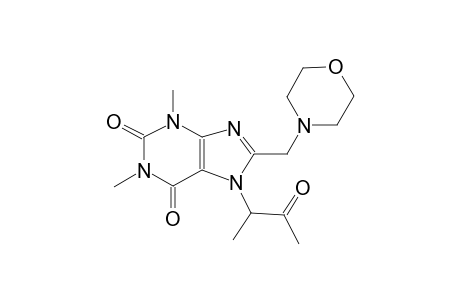 1,3-dimethyl-7-(1-methyl-2-oxopropyl)-8-(4-morpholinylmethyl)-3,7-dihydro-1H-purine-2,6-dione