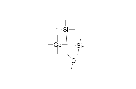 (3-methoxy-1,1-dimethyl-2-trimethylsilyl-germacyclobut-2-yl)-trimethyl-silane