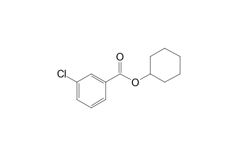 3-Chlorobenzoic acid, cyclohexyl ester