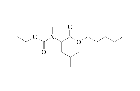 L-Leucine, N-ethoxycarbonyl-N-methyl-, pentyl ester