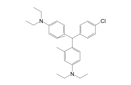 Benzenamine, 4,4'-[(4-chlorophenyl)methylene]bis[N,N-diethyl-3-methyl-