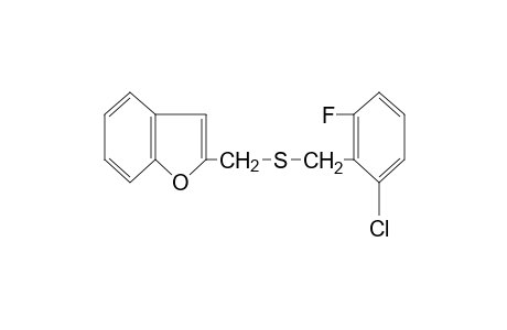 2-{[(2-chloro-6-fluorobenzyl)thio]methyl}benzofuran