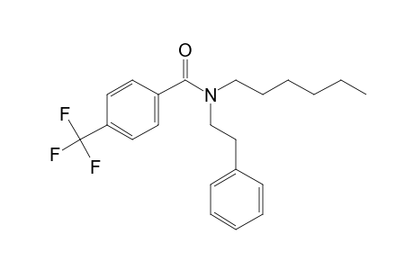 Benzamide, 4-(trifluoromethyl)-N-(2-phenylethyl)-N-hexyl-