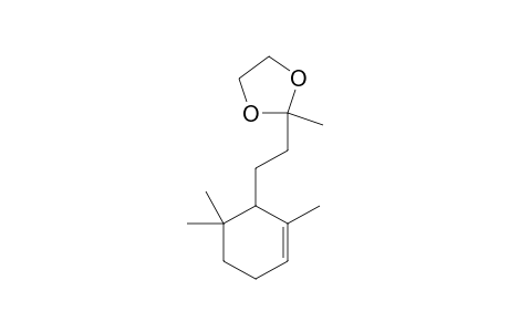 2-Methyl-2-[2-(2,6,6-trimethyl-2-cyclohexen-1-yl)ethyl]-1,3-dioxolane