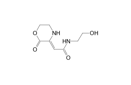 Acetamide, N-(2-hydroxyethyl)-2-(2-oxo-3-morpholinylidene)-
