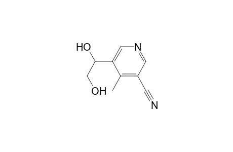 3-Pyridinecarbonitrile, 5-(1,2-dihydroxyethyl)-4-methyl-