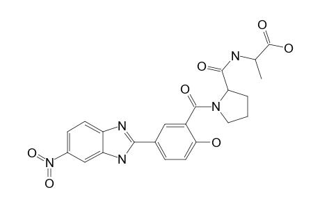 2-Hydroxy-5-(6-nitro-1H-benzo[D]imidazol-2-yl)-benzoyl pro-ala-dev